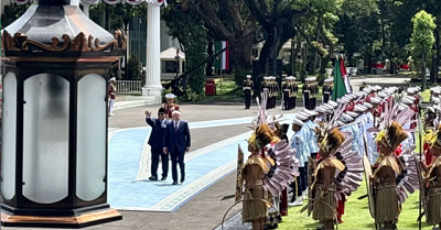 Presiden Prabowo Sambut Presiden Brazil di Istana Merdeka